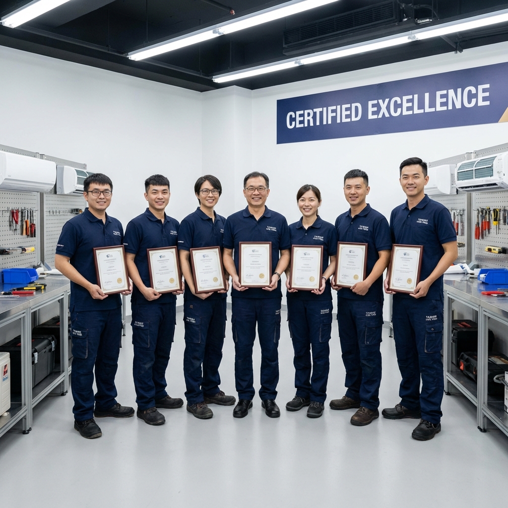 品質再升級！全體技術團隊通過原廠高階維修認證